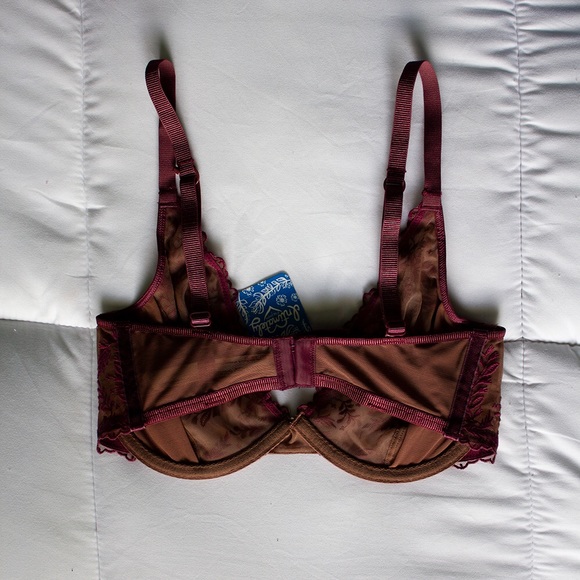 Freepeople | lacy-wine bra - Picture 2 of 6